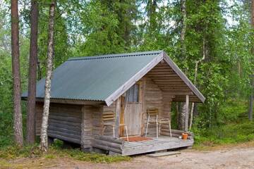Коттедж с общей ванной комнатой (для 2 взрослых) в  Kangasjoki Camping